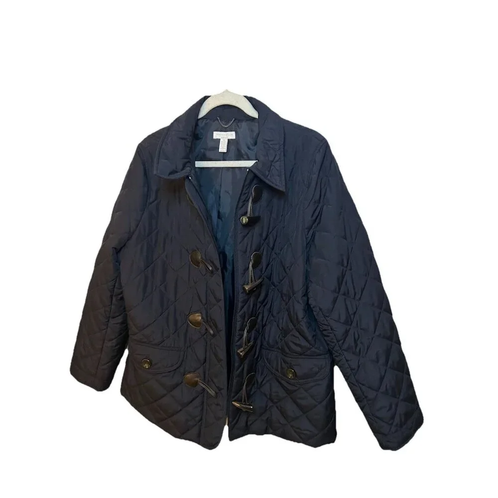 Women’s Charter Club Jacket Fang Tooth Buttons.‎ 100 Percent Polyester. Size 1x